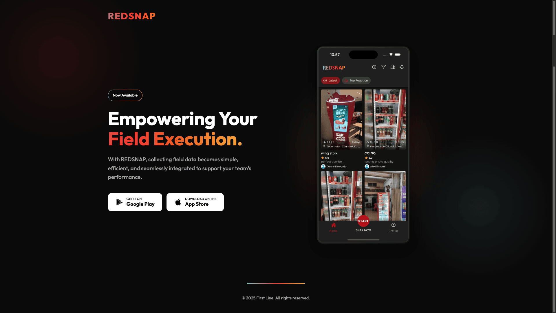 SnapStar (Coca-Cola Display Survey) App Screenshot Preview